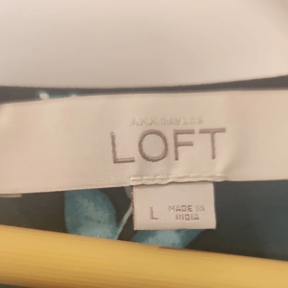 LOFT Green Dress with Flutter Cap Sleeves - Picture 2 of 6